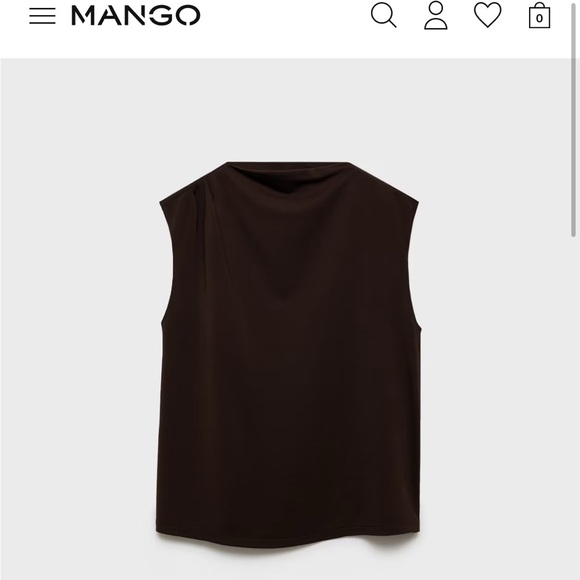 Brand new MANGO dark brown pant and top set - Picture 6 of 6